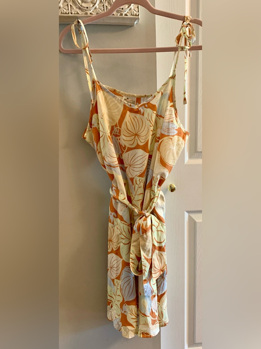 Patagonia Pataloha Tie Dress E’Imiola Fertile Brown NWT - L